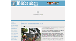 Desktop Screenshot of biddendenkent.co.uk