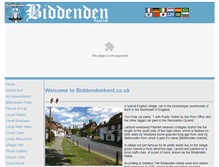 Tablet Screenshot of biddendenkent.co.uk